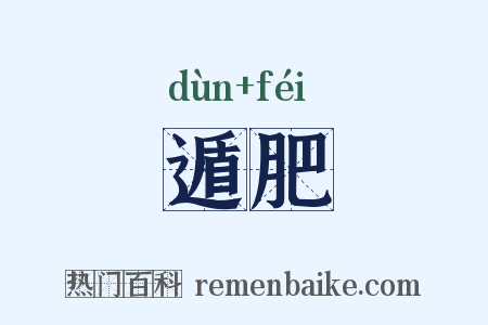 遁肥是什么意思的图片